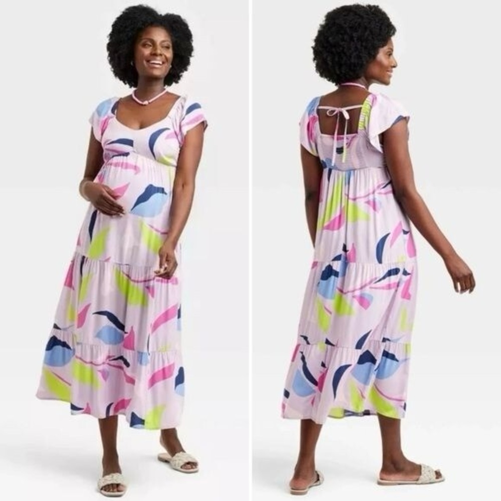 Isabel | lightweight lilac maxi dresss